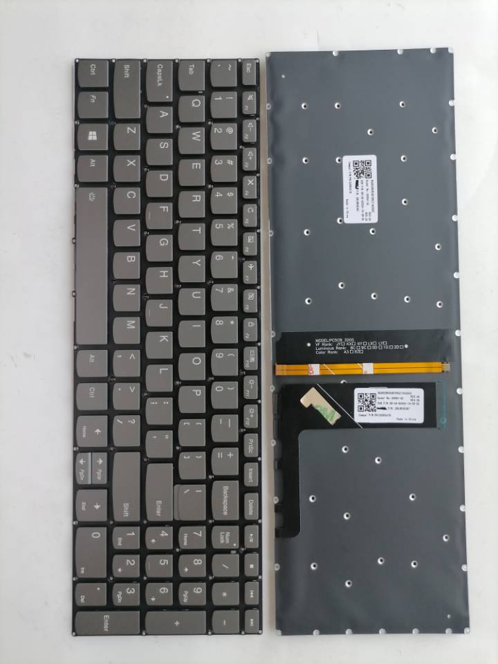 Picture of New Replacement Laptop Keyboard For LENOVO 330-15/320-15 without switch Grey Backlit (OEM) US Layout